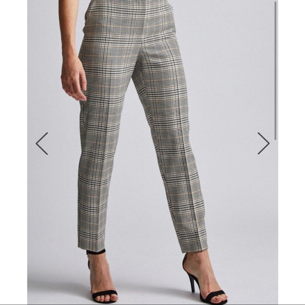 Dorothy Perkins Grid Plaid Pants Checkprint - NWT